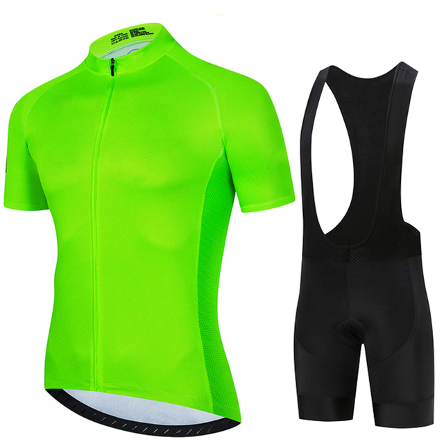 Summer Green Clothing - Fluorescerend Groen 2024 Effen Kleur Heren