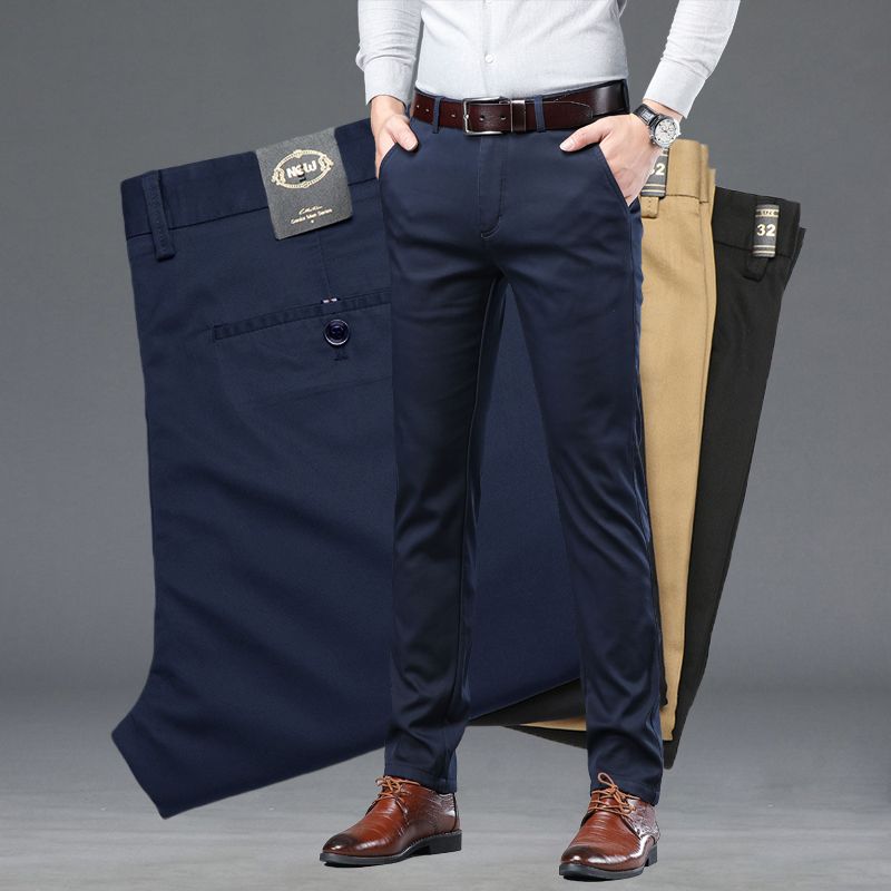 Summer Green Clothing - Zomer Dunne Heren Slanke Pak Broek
