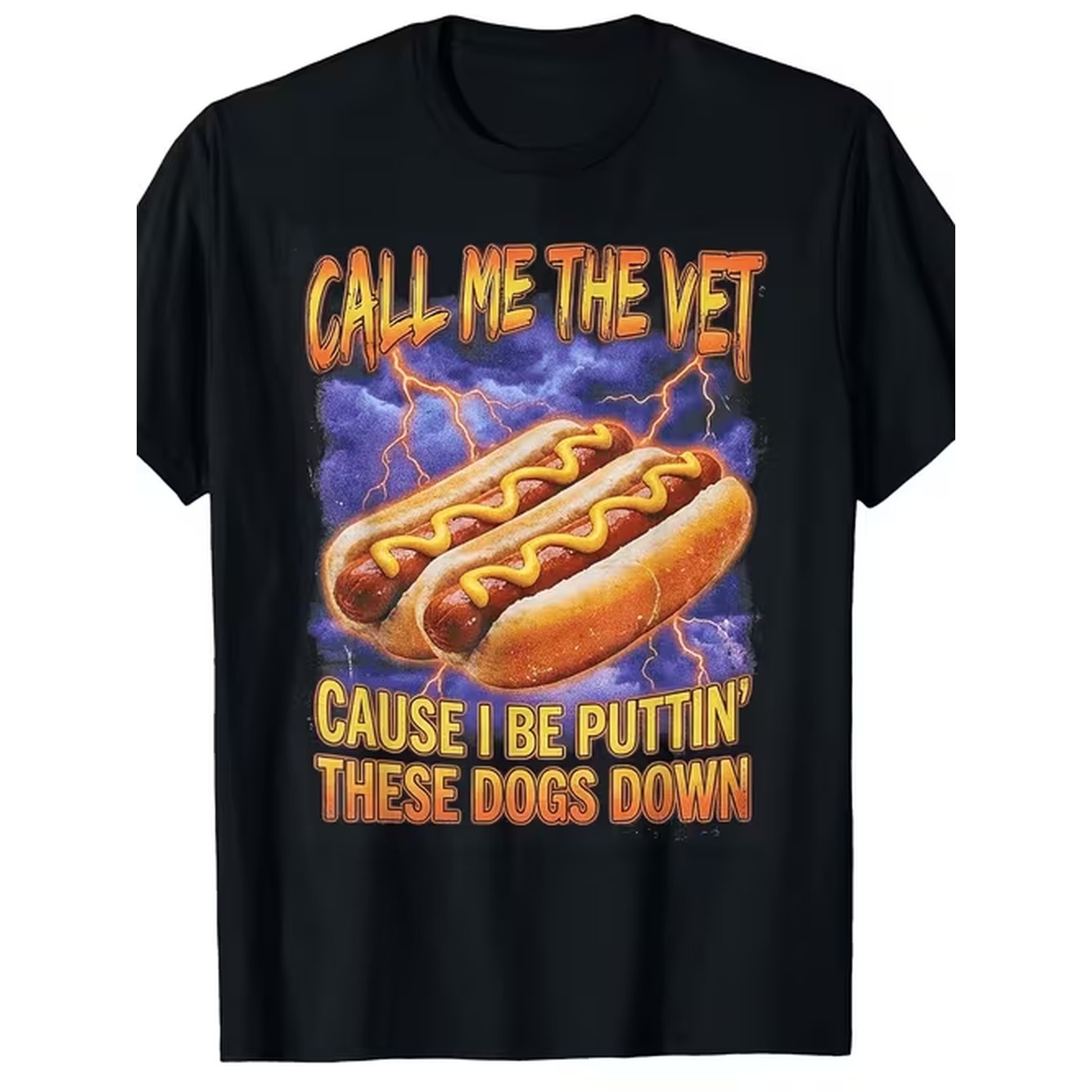 Summer Dog Clothing - Plus Size Een dierenarts grappige hotdog