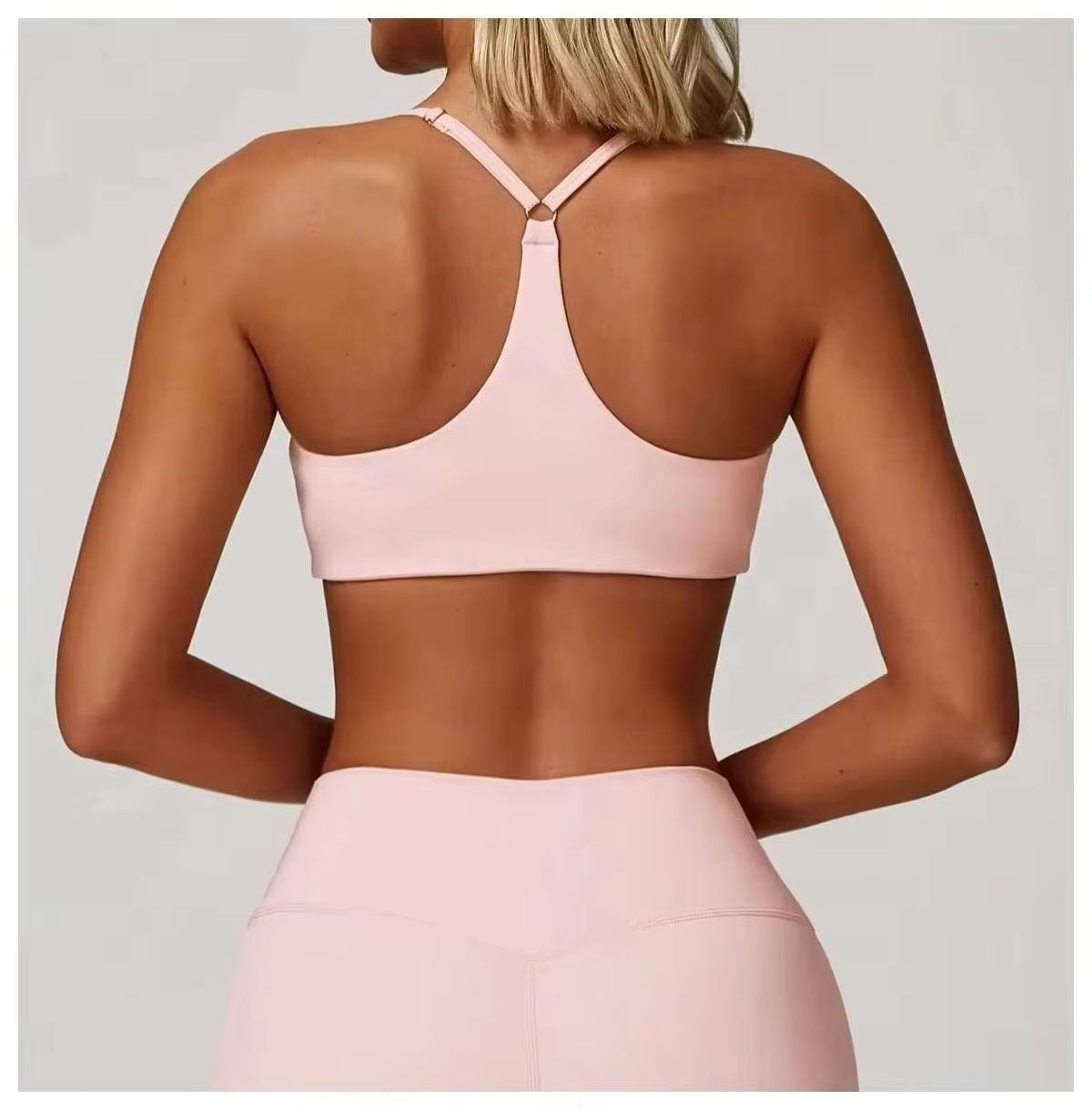 Summer Yoga Clothing - Zomer sexy scrunch sportbeha gym top