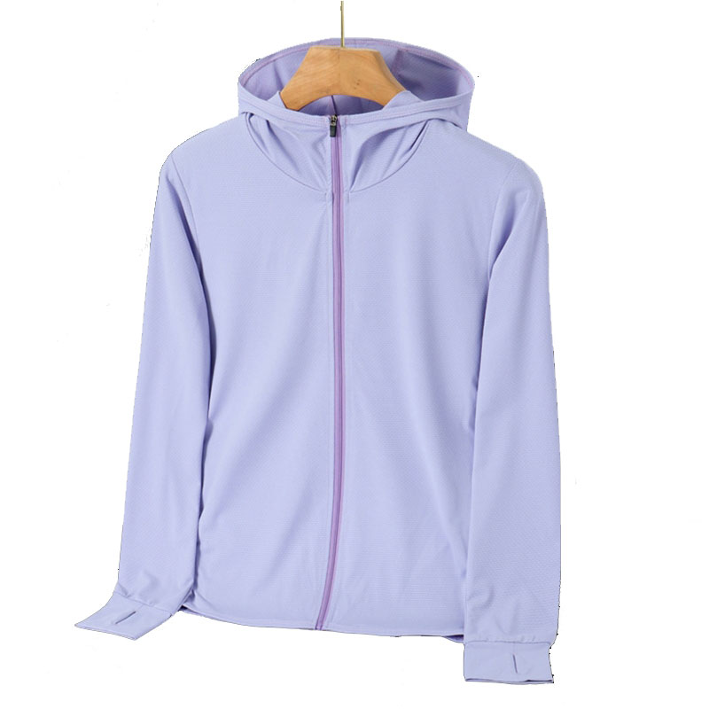 Summer Yoga Clothing - Zomerjas voor dames Lichtgewicht ijszijde UV-bescherming