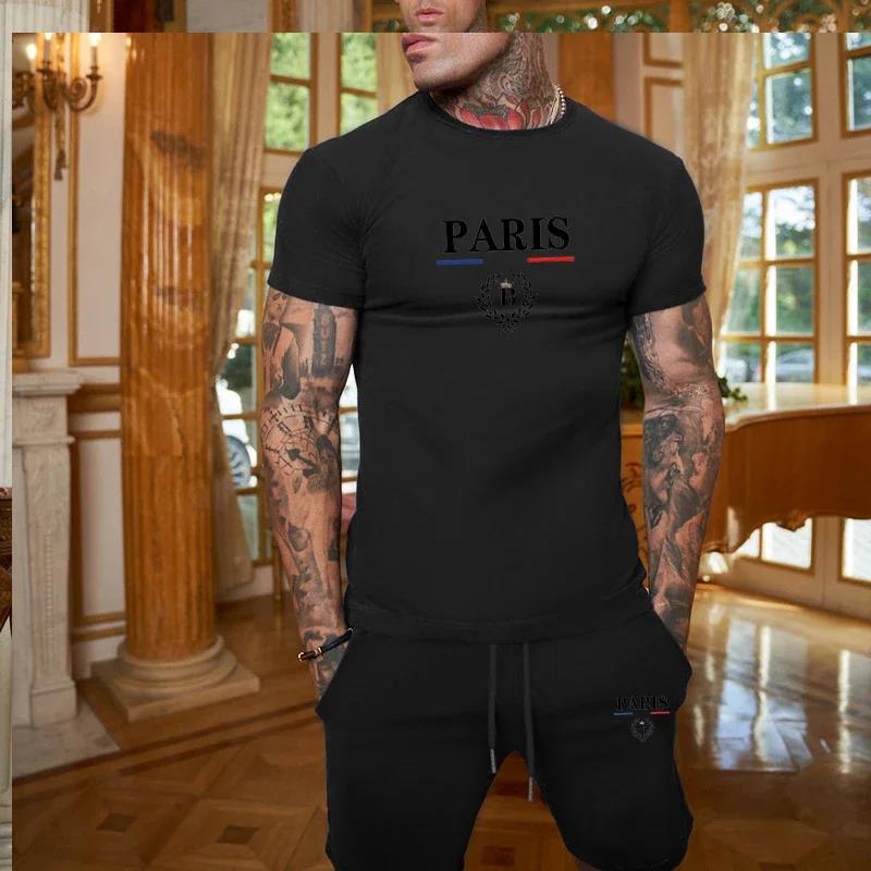 Summer Clothing Men Fashion - Promotie zomerset voor heren: modieus T-shirt