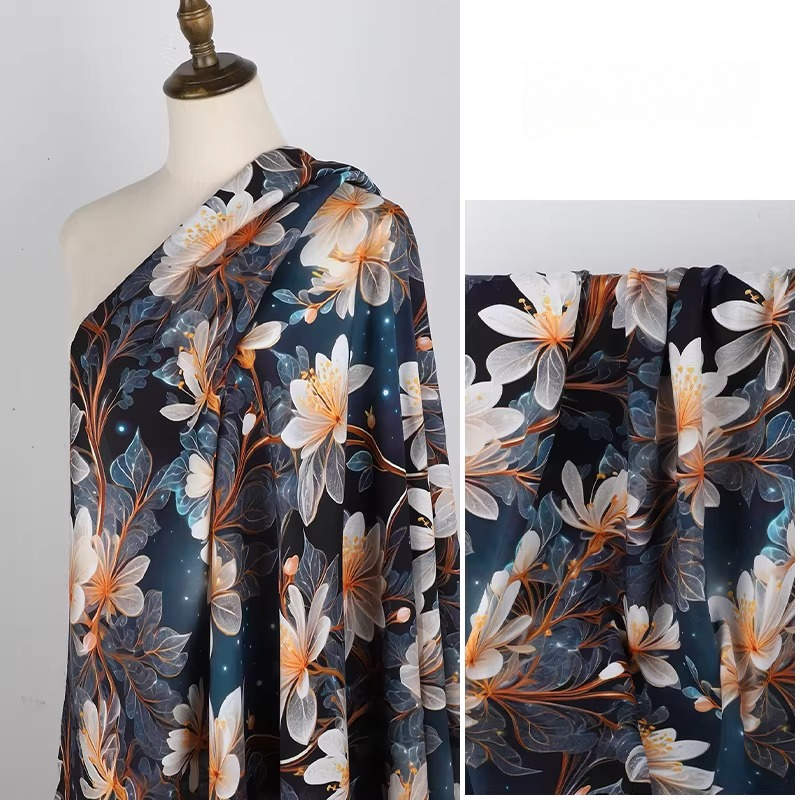 3D-geprinte bloemenrayonstof p - Soft Summer Yellow Clothing recensie en prijs