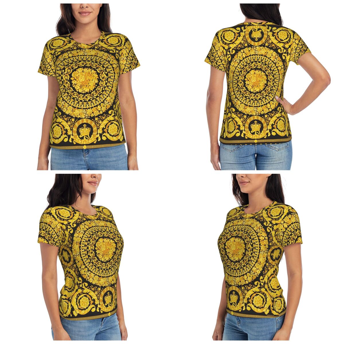 Decoratief gouden medaillon ba - Summer Clothing For 70 Year Old Woman recensie en prijs