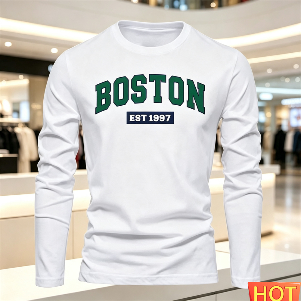 Herfst Zomer heren T-shirt met - Summer Clothing Men Fashion recensie en prijs