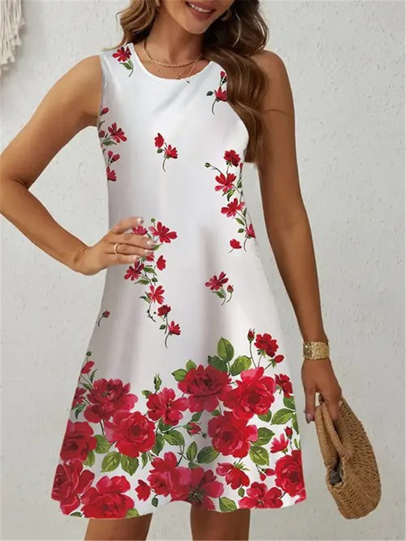 Gele bloemenjurk Dames Mouwloo - Soft Summer Yellow Clothing recensie en prijs
