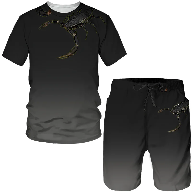 Nieuwe Scorpion 3D Print T-shi - Summer Clothing Men Fashion recensie en prijs