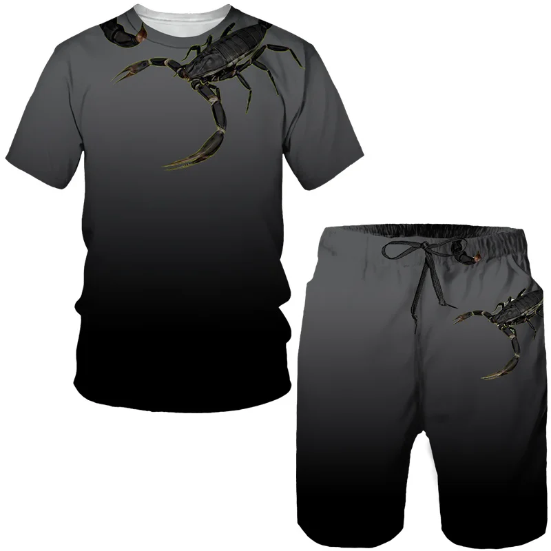 Nieuwe Scorpion 3D Print T-shi - Summer Clothing Men Fashion recensie en prijs