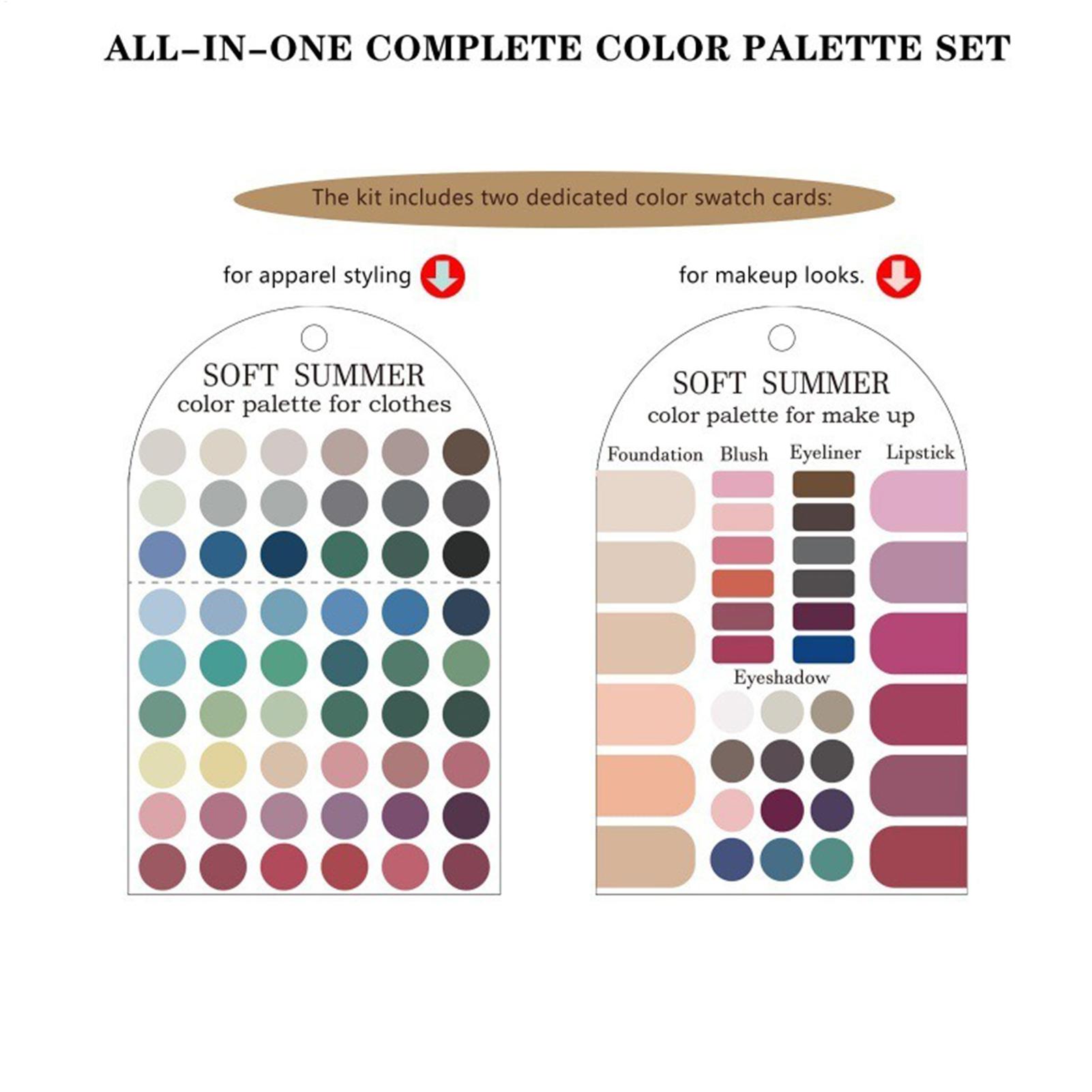 Zacht Zomerkleurenpaletkaart 2 - Summer Clothing Palette recensie en prijs