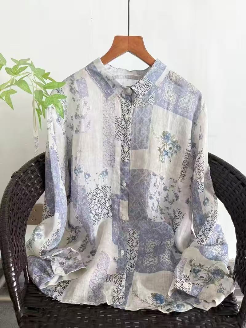 100% Ramie linnen shirts en bl - Summer Clothing Brands For Women recensie en prijs