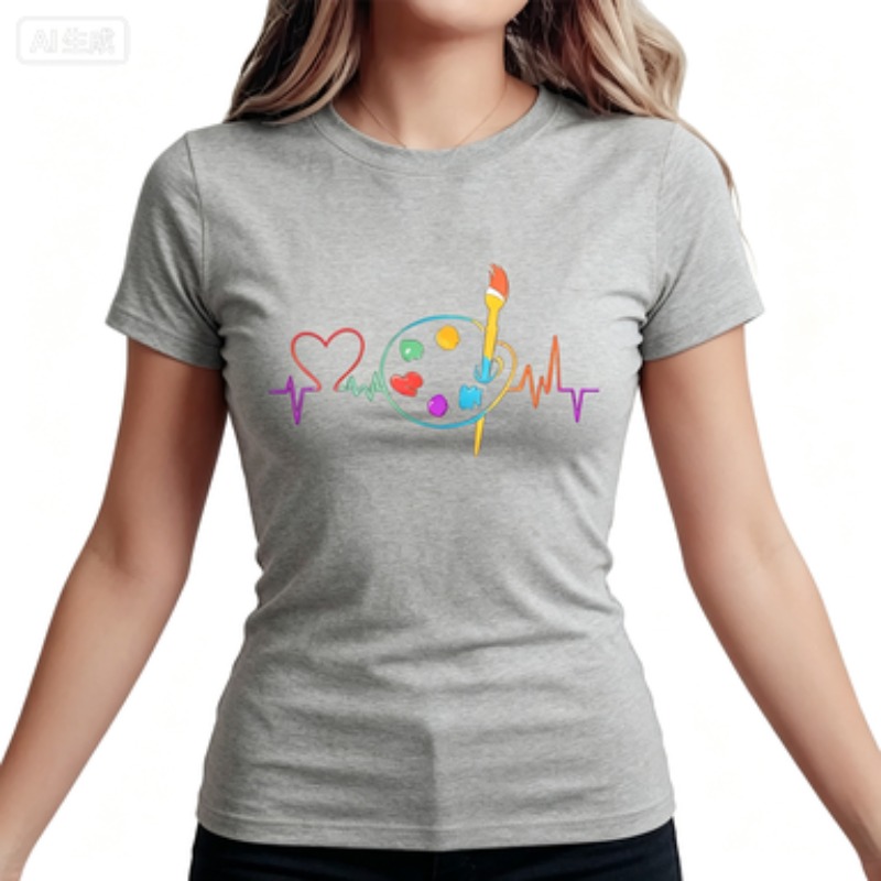 Kleurrijk geometrisch dames T- - Summer Clothing Palette recensie en prijs