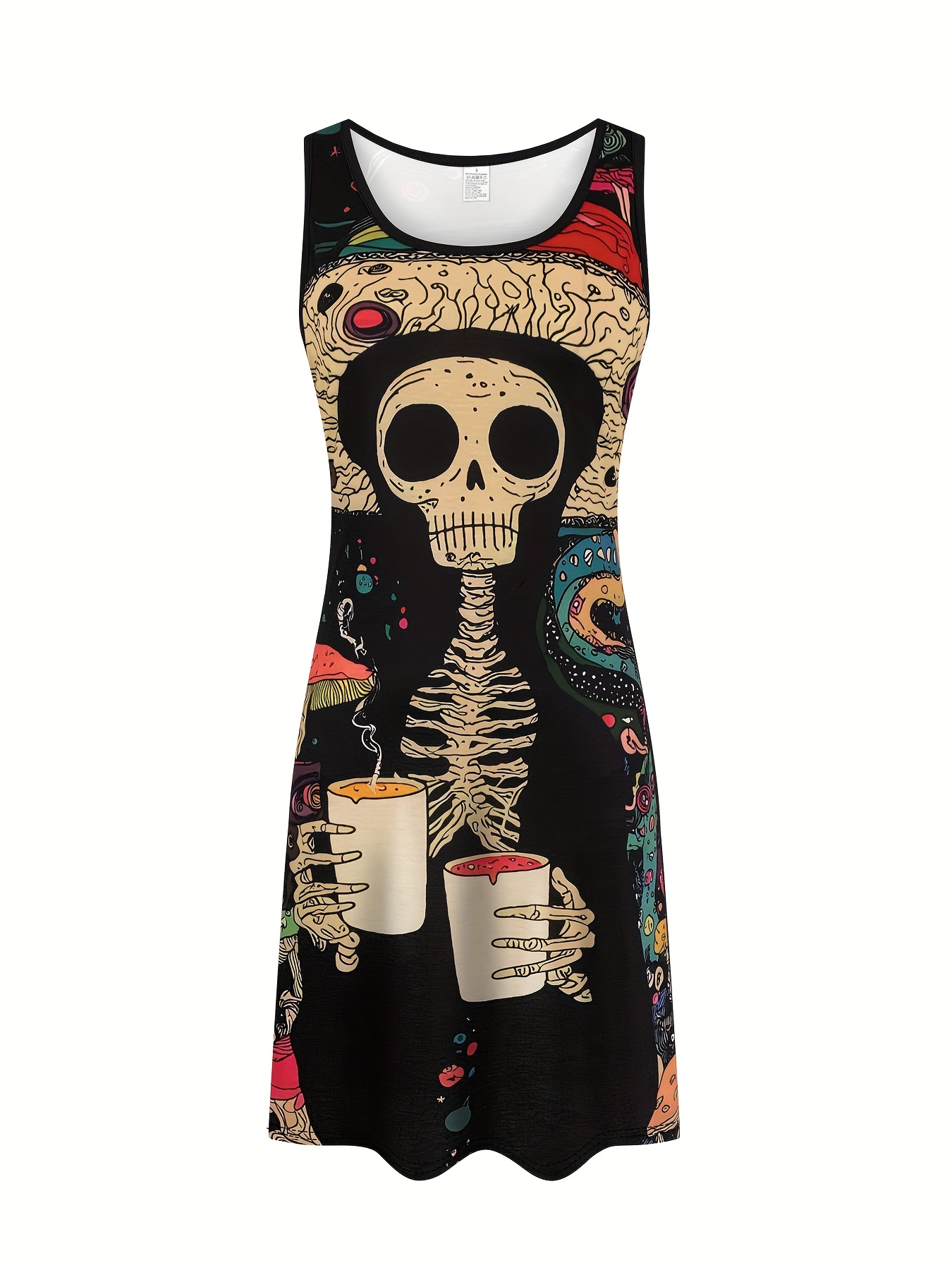 Dames Gothic Punk Casual Jurk  - Summer Clothing For 70 Year Old Woman recensie en prijs